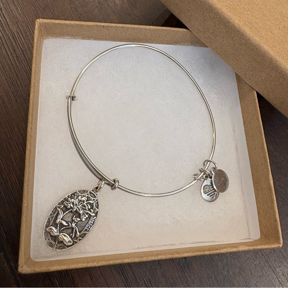 Alex and Ani Sister Charm Expandable Bracelet